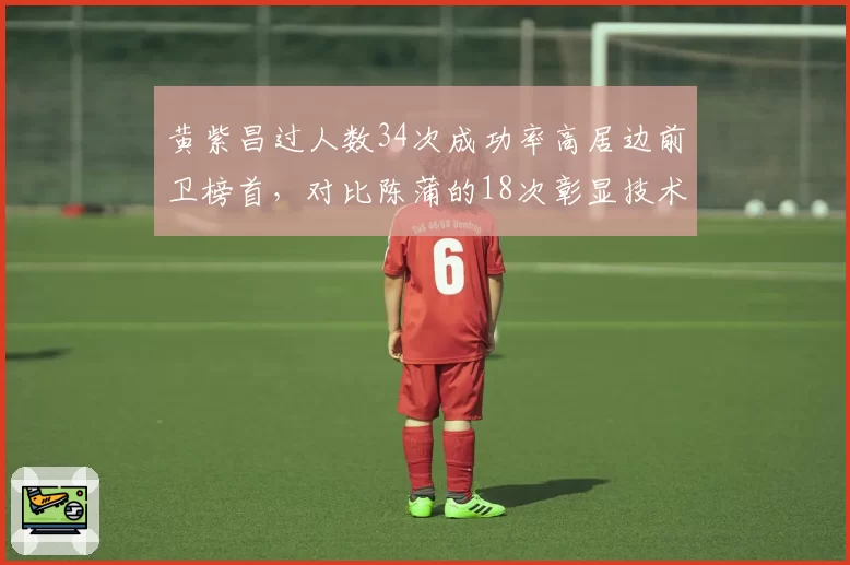 黄紫昌过人数34次成功率高居边前卫榜首，对比陈蒲的18次彰显技术优势