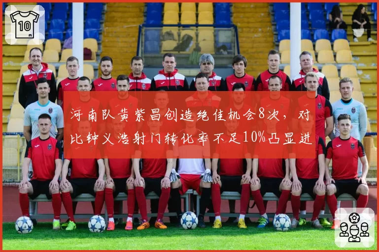 河南队黄紫昌创造绝佳机会8次,对比钟义浩射门转化率不足10%凸显进攻哑火